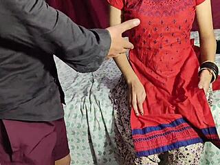 desi milf maid gets stripped and fucked by saheb