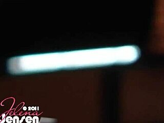 jelena jensen strips bare in sexy solo