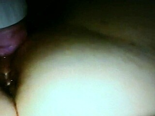 blindfolded wife bound and fucked with rabbit toy