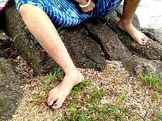 stepmom fucked in field in front of father public sex