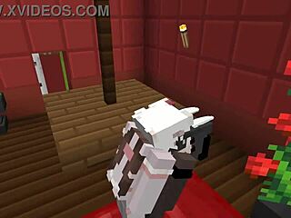 Minecraft Lesbian Sex with Cute Girl