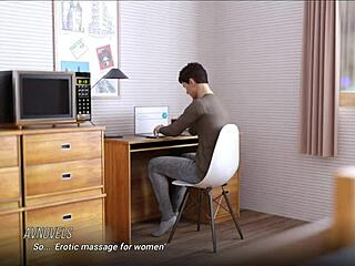 yo, check this curvy cutie in 3d university outfit