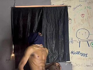 Ebony with huge curved dick assfucks amateur in intense anal session.