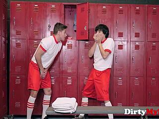 one milf coach and two young students in a lesson - penny barber