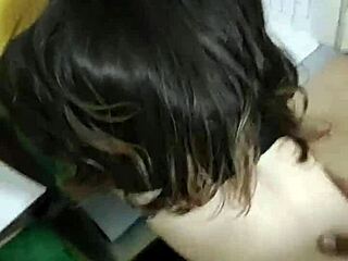 SUCKING BIG BLACK COCK AT WORK OFFICE