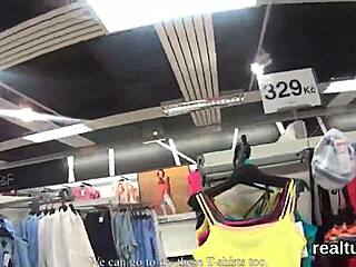 Glamorous Czech Teen Seduced In Supermarket Reamed In Pov