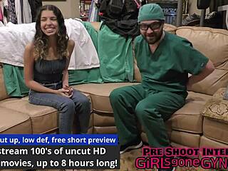 Doctor tampa sounds aria nicole's urethra in close up