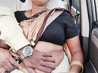 Indian call girl screams during wild car sex with dirty telugu talks!