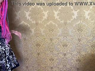 i film our crazy vacation with hard spanking and cum