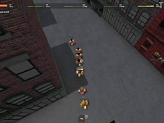 Furry characters engage in intense sex on roblox