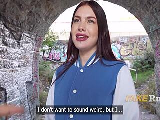 I interview Spanish girl for special dance