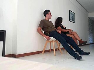 This Nurse Sucks My Cock in the Hospital for Public Outdoor Thrill!