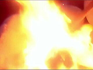 Fucking slutty milf Hannah Harper in intense anal session.