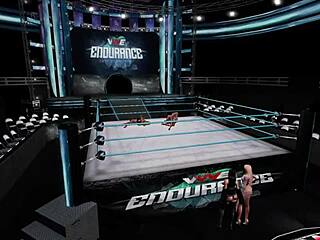 virtual pro wrestling with bikini contest competition