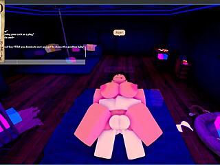 Met Dream Goth Mommy Riding Big Cock in Roblox Condo RP
