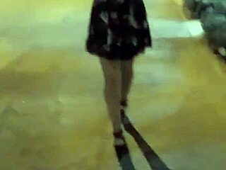 Horny Girl Teases Boyfriend With Self-Touch In Car