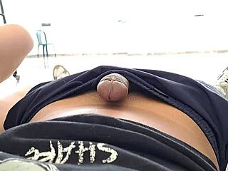 Oh My God, My Stepsister Sucks My Cock On The Terrace!