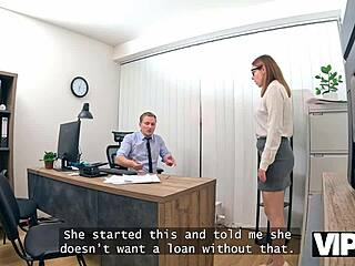 vip4k bank lady boss having multiple orgasms with naughty subordinate?