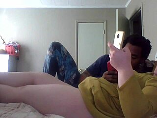 Wife teaching me how to fold clothes with big natural tits