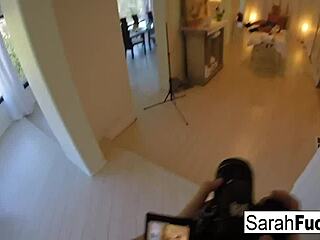 Sarah Jessie, are you ready for this erotic massage from Alix Lynx? Big tits and pussy action.