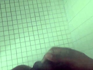 Lactating Lesbian Gets Shower Head Orgasm