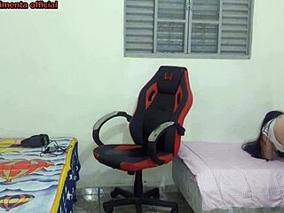 Stepsister Fucked On Gamer Chair