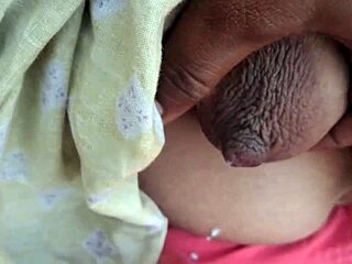 South Indian aunt gets fucked by young man in parody massage