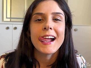 Naughty Secretary Blows Boss and Swallows