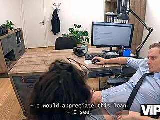 vip4k bank lady boss having multiple orgasms with naughty subordinate?