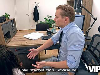 vip4k bank lady boss having multiple orgasms with naughty subordinate?