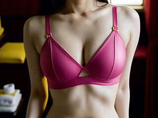 blindfolded asian girls give massages in lingerie and panties