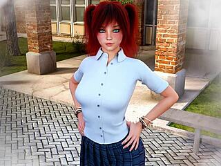 Double homework six on a date with cute johanna what an exciting roleplay game!