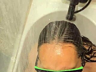 Hot Wife in Bath: Blowjob or Handjob?