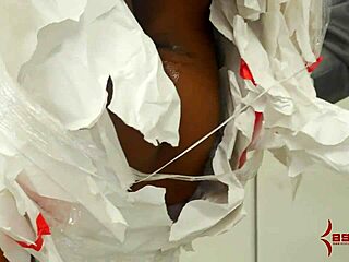 Hung Upside Down Like Meat to Eat Ass and Cum