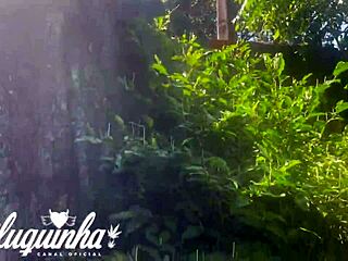 fucking the naughty woman in a risky situation in a public place we were almost caught by homeless people