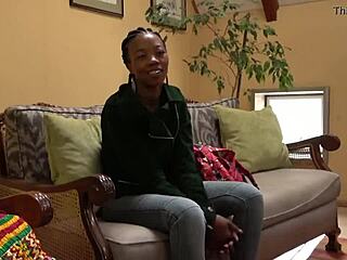 dark skinned bombshell in interracial casting