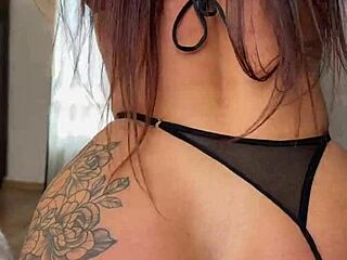 hot babe in stockings prefers deep anal fuck