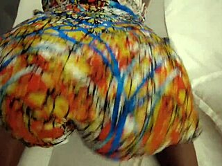 teasing him with my big ass after the shower