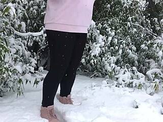 Real Couple's Intense Snowy Encounter