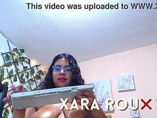 Indian Colombian Amateur Rides Dildo In Front Of Mirror, Showing Big Ass And Boobs.