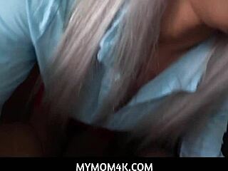 Mymom4k - Blonde White American Bitch Stepmom Fucking Stepson - London River