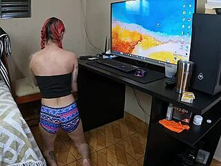 Caught Stepmother Rubbing Pussy In My Room