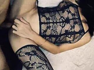 hardy milf gets pounded in amateur homemade pov action 😈