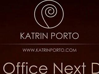 In the office, a sexy milf spreads her legs for intense pussy licking while wearing stockings and heels.