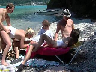 B public family therapy beach orgy