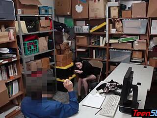 Can pale tiny teen suspect handle punish fucking by lp officer in uniform?