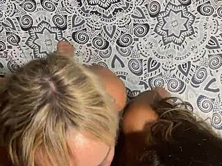 oh wow, we kept calling him until he couldn't resist and joined us for some fun bisexual action with the beautiful sexy latina milf in pov