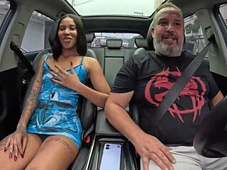 Carioca Beauty Vicky Simons Travels to SP Just to Offer Her Tight Ass to Ted During Intense Shower and Car Action