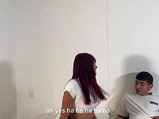 Skinny Latina Allison Sweet Takes Friends Big Cock in Doggystyle and Cowgirl with Deepthroat Blowjob and Muff Diving