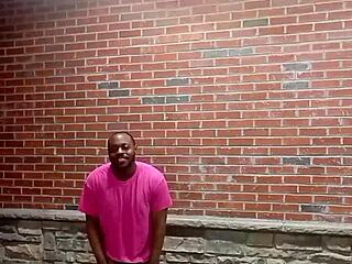 A private striptease dance for free while facing forwards in 70 degree weather